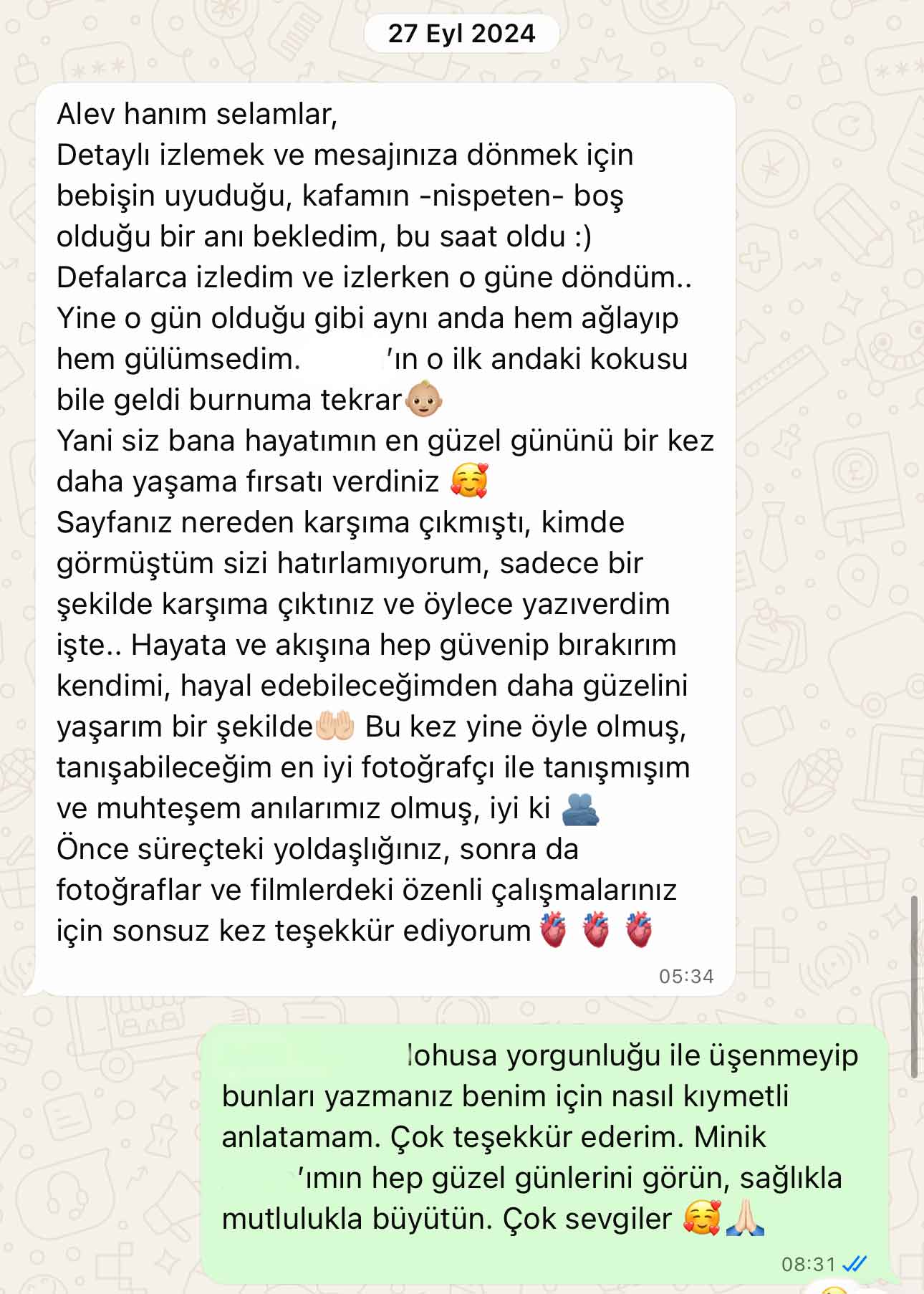 WhatsApp yorumu